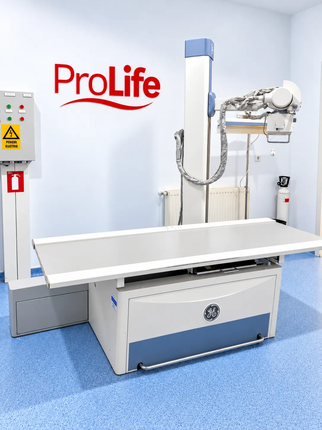 Echipament de radiologie convențională cu logo ProLife Medical